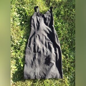 Vintage Tommy Bahama Black Silk Midi Dress Seashell Embossed Crisscross Back 6